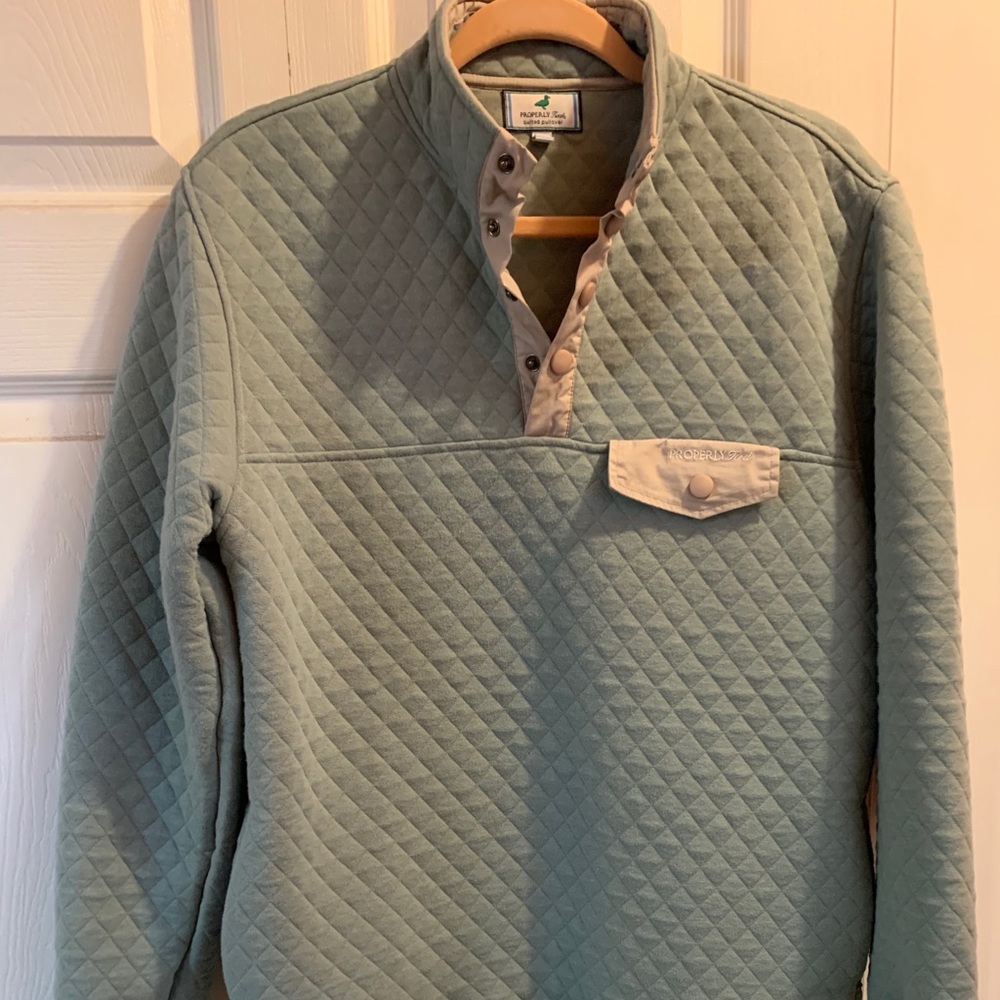 Properly Tied Quilted Pullover